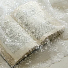 Eugene Пряжа вышивка материал белая вышивка tissu ручной работы платье для свадебного платья и cheongsam лоскутное