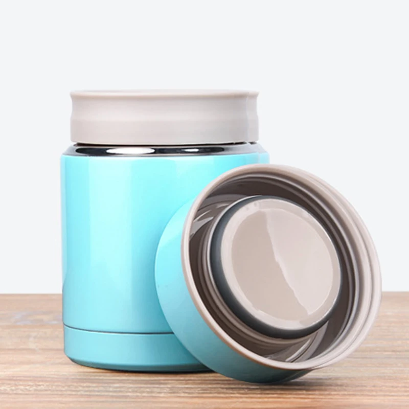 

400ml Stainless Steel Thermos for Food Lunch Box for Soup Food Container Thermos Bottle Vacuum Flask, White, Blue, Pink