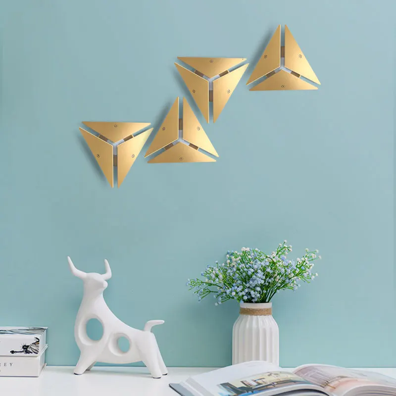 DIY Wall Lamp Touch Switch Quantum LED Hexagonal Lamps Modular Creative Decoration Lampara | Освещение