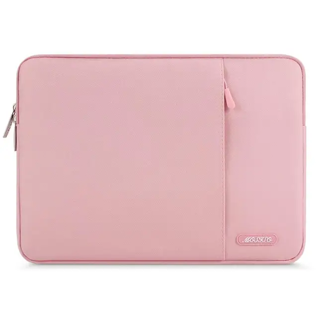 Laptop Bag Sleeve 13 14 15.6 inch Carrying Case For 2021 2020 Macbook Air Pro M1 Lenovo HP Dell Asus Acer Huawei Notebook Cover Vertical Pink