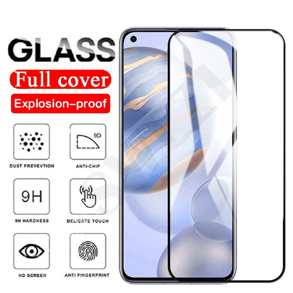 

Закаленное стекло для Honor v40 5G view 40 30 pro plus 30i 30S 20 20i 20S note 10 lite 10i, защитная пленка для экрана телефона