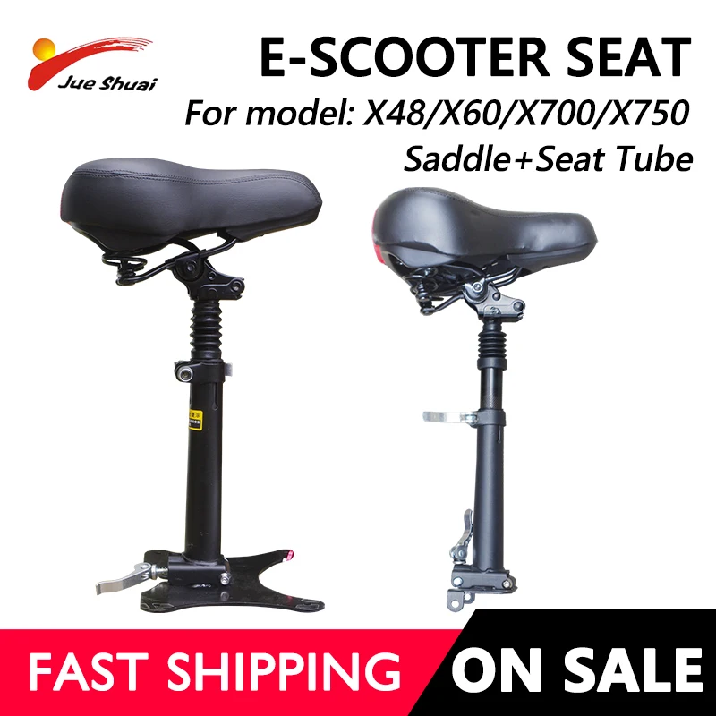Electric Scooter Seat Removable for X48 X700 X60 X750 Height Adjustable Escooter Seat include