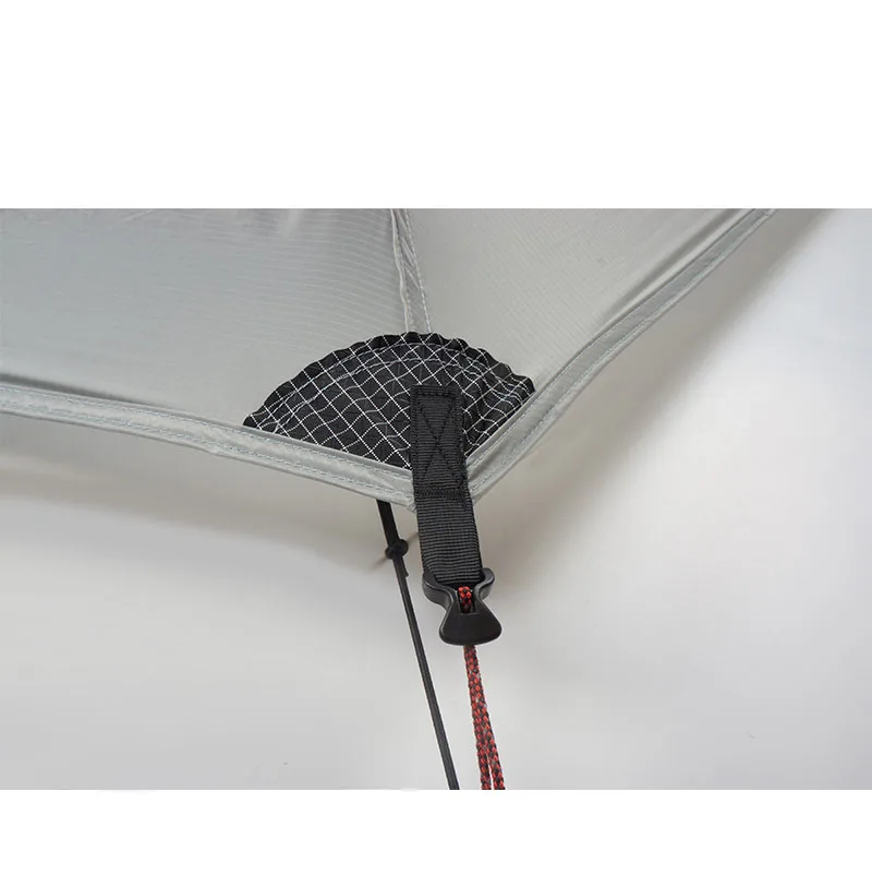 3F UL GEAR LanShan 1 프로 1 인 야외 초경량 캠핑 텐트, 3/4 시즌 230x80x125cm, 양면 20D 실나일론