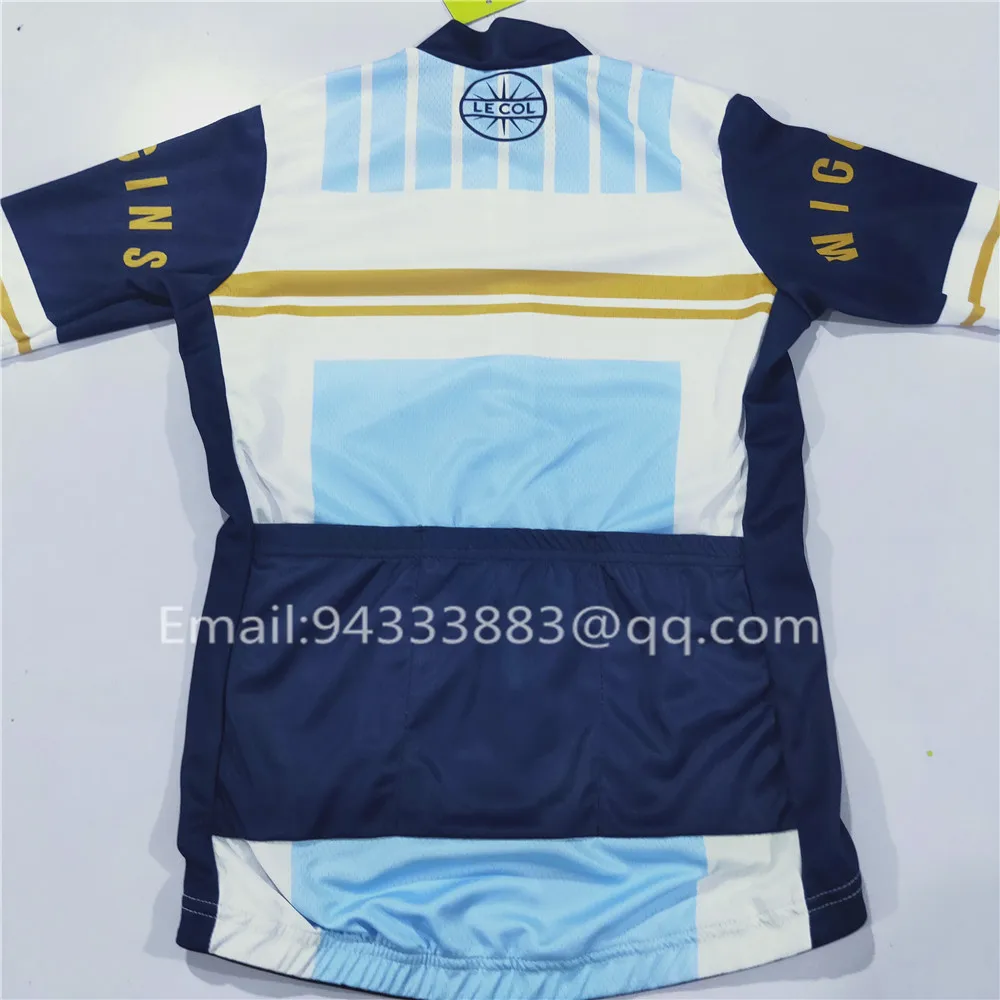 Le col cycling set summer men short sleeve jersey+pants+gel pad custom bicycle equipment triathlon body suit uniforme ciclismo