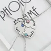 Collier pendentif meilleur ami pour homme et femme, bijou ras du cou, 2 pièces ► Photo 2/6