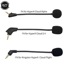 Mini microfone de fone de ouvido para kingston hyperx nuvem alfa revolver s nuvem 2 ii acessórios do núcleo do vôo gaming headsets mic 3.5