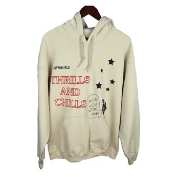 

Travis Scott Lollapalooza Astroworld Anti-war Embroidery Men Hooded Sweatshirts Hiphop Streetwear Men Cotton Hoodie Pullover