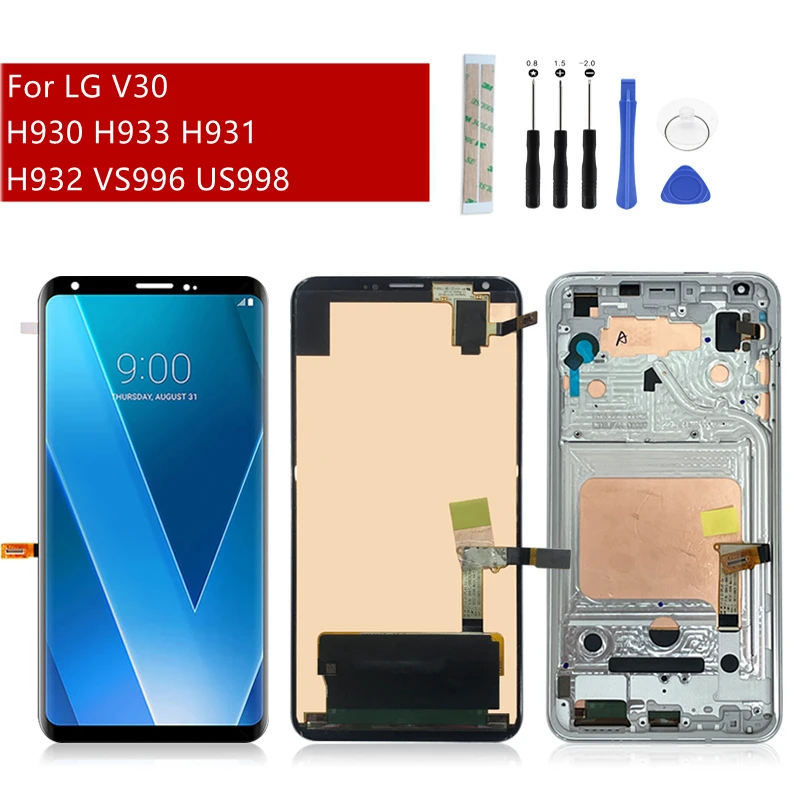 Для LG V30 ЖК-дисплей Дисплей кодирующий преобразователь сенсорного экрана в сборе