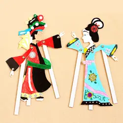 Театр теней кукла DIY детские игрушки материалы ручной работы творческие китайские традиционные ремесленные изделия детский сад обучающая