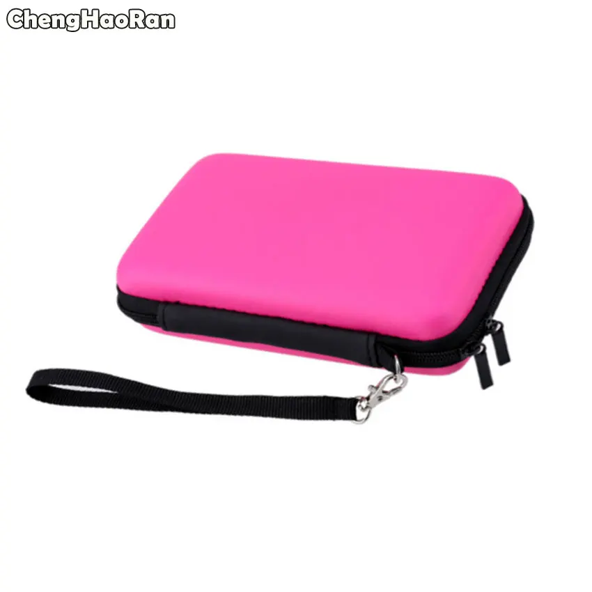 Pink ChengHaoRan сумка, чехол для переноски сумка для нового 3DS XL LL чехол для хранения для nintendo new 3DSLL 3DSXL мешочек Твердые мешки - Цвет: Pink