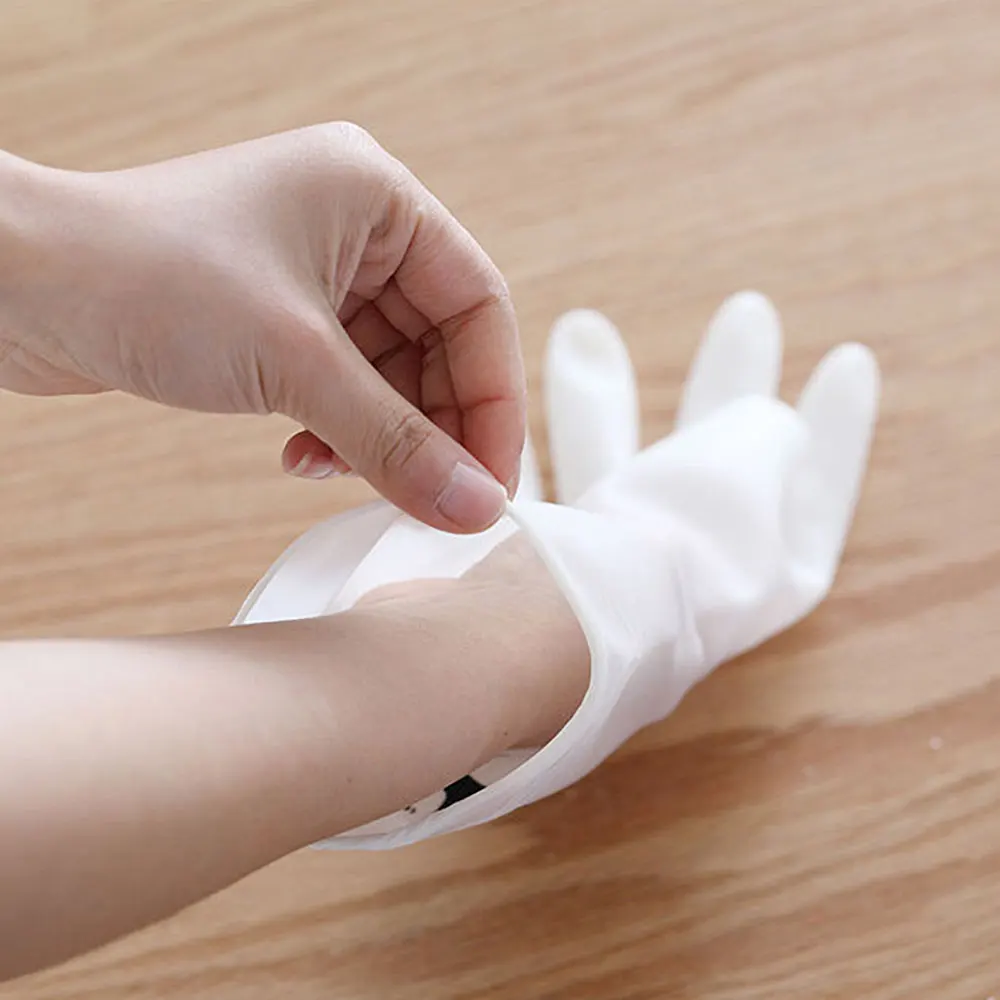 Dishwashing Gloves Cleaning Gloves Silicone 1 Pairs waterproof rubber latex dish washing gloves kitchen durable cleaning housework chores dishwashing tools