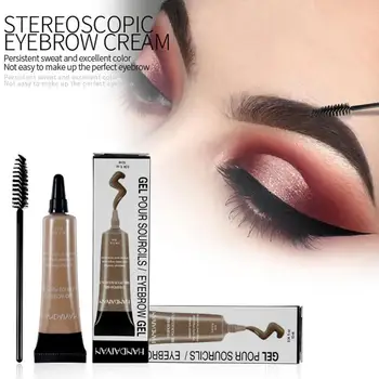 

Natural 6 Colors Liquid Dyeing Eyebrow Cream Set Waterproof Durable Brown Tint Eyebrow Henna Mascara Eyebrows Paint Makeu