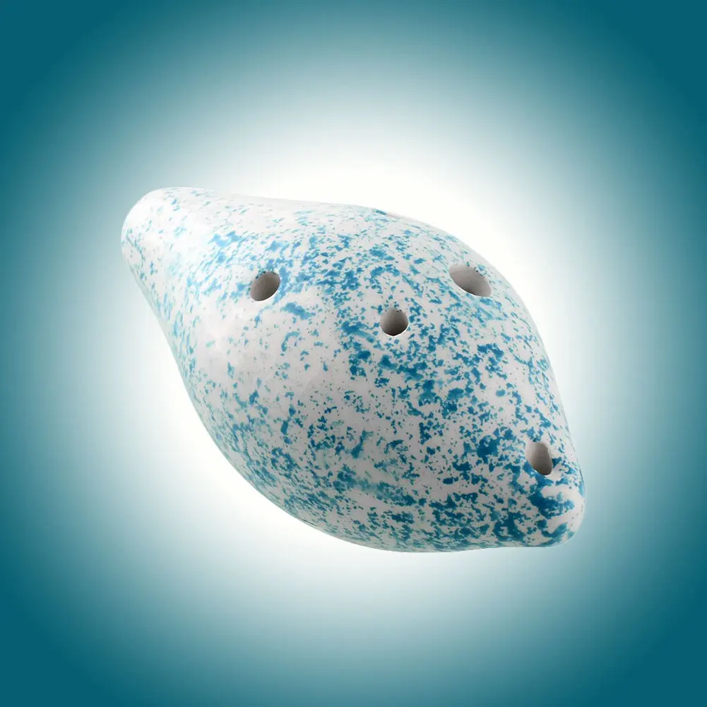 Ocarina D Tone for 6 Hole Blue River Snail Shape Child