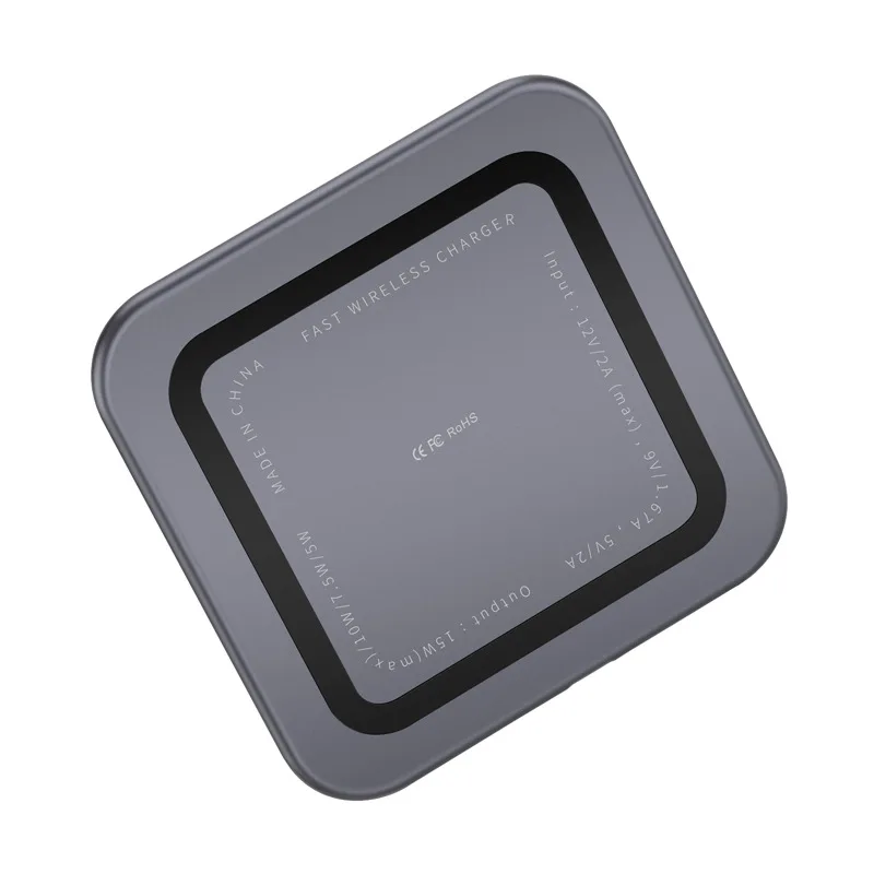 New Style Metal Mobile Phone Wireless Fast-Charging GY-95 Charger Applicable Wireless Phone Charger OEM Manufacturers Direct Sel