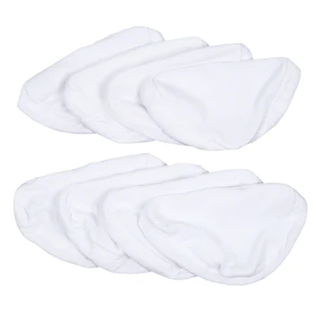 

8Pcs Steam Cleaner Mop Cloth Mop Pads Replacement Clothes Micro-Fibre Washable Cleaning Household Cleaning Mop Accessories