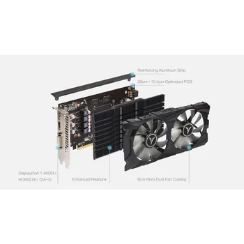 

Yeston RX560D 4G D5 God of Earth Game Home Computer 560 Independent 4G Graphics