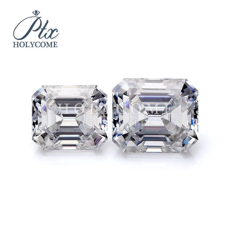 10x7 мм 2020 горячая Распродажа D VVS1 GRA белый цвет изумруд огранка свободные moissanite