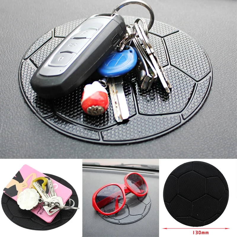 

Car Anti Slip Mat Black Silica Gel Magic Sticky Pad Car Dashboard Anti Slip Pad For Cell Phones Sunglasses MP3 Players