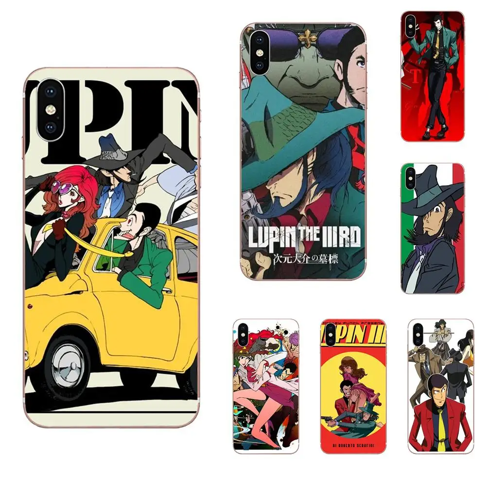 Мультфильм люпэн третий для Apple IPhone X XS Max XR 4 4S 5 5C 5S SE 6 6S 7 8 плюс ТПУ твердый чехол |