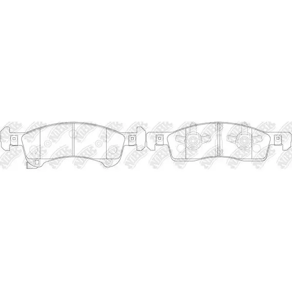 Колодки дисковые п. Ford Expedition 03, Lincoln Navigator 03 NIB