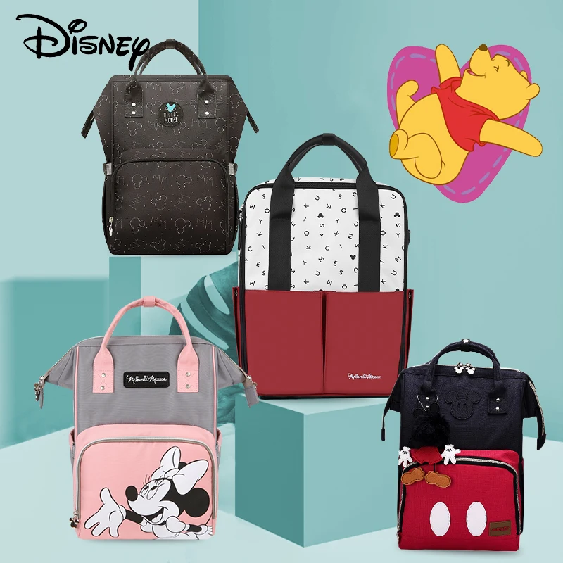 Disney 2020 год Новый Usb Водонепроницаемый модный рюкзак для мам и сумки большие