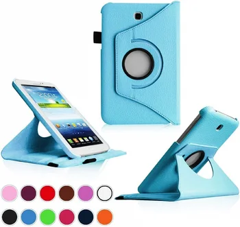 

360 Rotation Flip Holder Case For Samsung Tab 3 7" SM-T210 T211 P3200 P3210 Cover Capa for Galaxy Tab 3 7.0 T210 Cover Funda