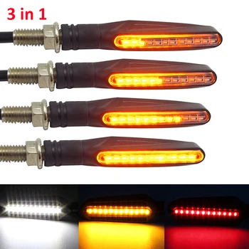 

The Newest Motorcycle LED Turn Signal Fllowing Light Amber Flasher Indicator Blinker FOR vespa suzuki boulevard m109r xvs 650