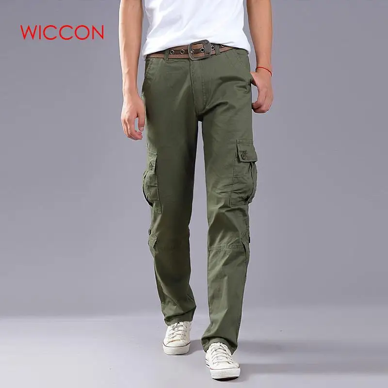 Новые модные тактические брюки, военные брюки карго, мужские повседневные брюки, рабочие брюки в армейском стиле, одноцветные армейские мешковатые брюки