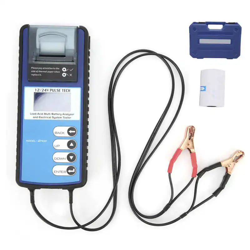 Testeur de batterie de voiture numérique AGM EFB Gel analyseur de système de 