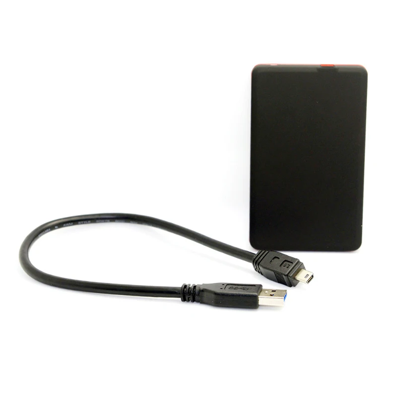 Черный 3 5 дюймовый Micro sata 16pin 7 + 9 SSD к USB 1 8 внешний жесткий диск Корпус для ноутбука