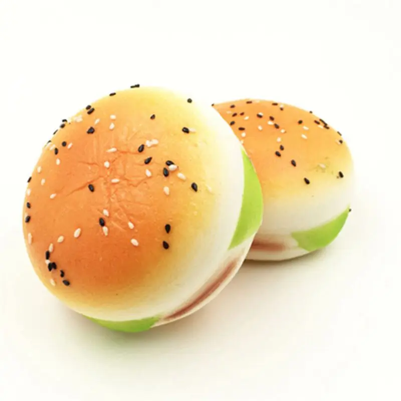 10 см Jumbo Burger мягкие амулеты медленно поднимающийся гамбургер игрушка