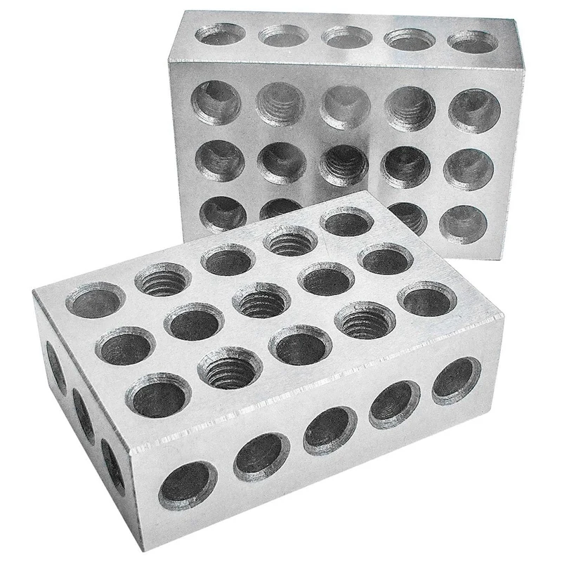 

Hardened Steel Blocks 23 Holes Parallel Clamping Block Lathe Tools Precision 0.0002Mm for Machine Tool