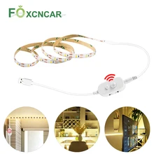 Светодиодный светильник с датчиком движения, светильник для шкафа, переключатель, Ночной светильник, сделай сам, шкаф для кухни, пир, светильник для шкафа, водонепроницаемый светодиодный, украшение для спальни