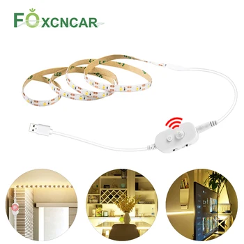 

LED Motion Sensor Cabinet Light Strip Switch Night Light DIY Closet Kitchen PIR Wardrobe Lamp Waterproof LED Bedroom Decoration