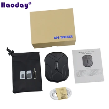

Free Platform Strong Magnet Realtime Tracking SMS GPRS Car Tracker Vehicle Locator TK905(with Box) with Waterproof Bag
