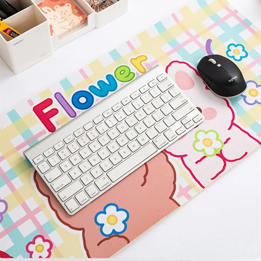 Cartoon Big Size Kawaii Soft Rubber Mouse Pad Candy Desktop Keyboard Pad Mat Antiskid Waterproof Table Desk Mat Decoration