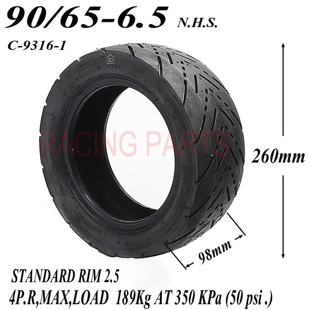 US $21.50 11 inch tubeless tyre Electric scooter refitted 11inch 906565 thick tire outer tire vacuum Road