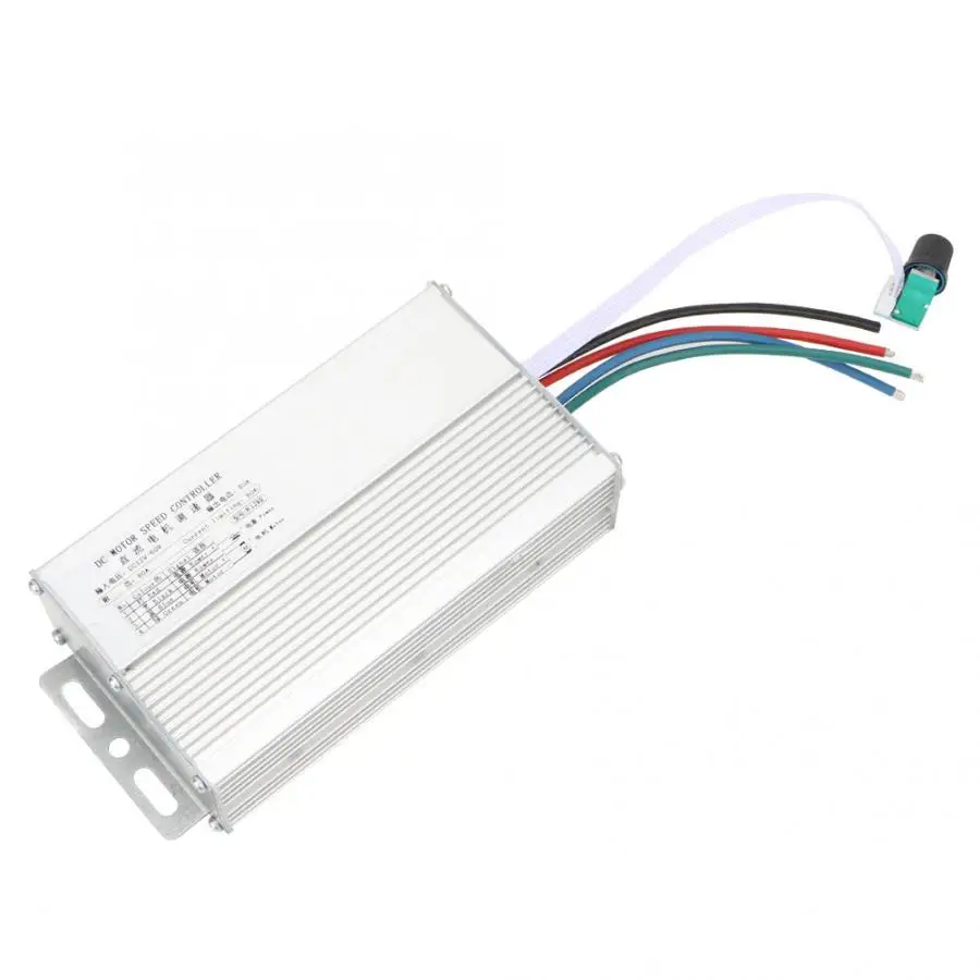 DC 12 V~ 60V 80A щеточный мотор Скорость контроллер Плавная регулитор скорости двигателя регулятора