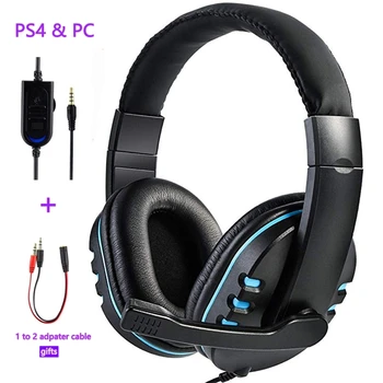 Wired gaming Headphones Gamer Headset with Microphone for  Computer,Laptop,PS4 Play Station 4, Nintendo Switch,Tablet 1