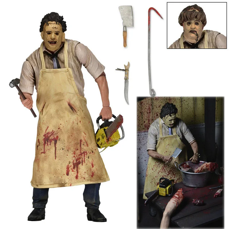 

NECA 40th Anniversary Ultimate Leather Face Classic Terror Movie Action Figure Model Toys Doll Gift For Kids