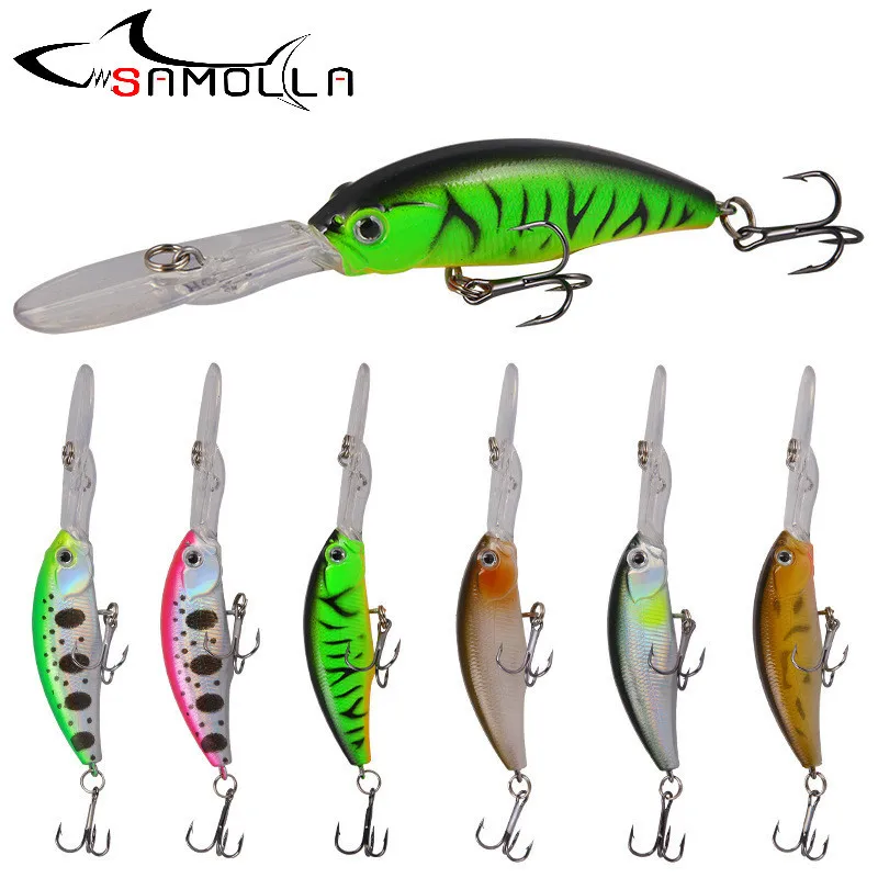 Minnow Fishing Lures 2019 Whopper Crankbait Weights 7g Topwater Lure Saltwater Trolling Isca Artificial Fake Fish | Спорт и