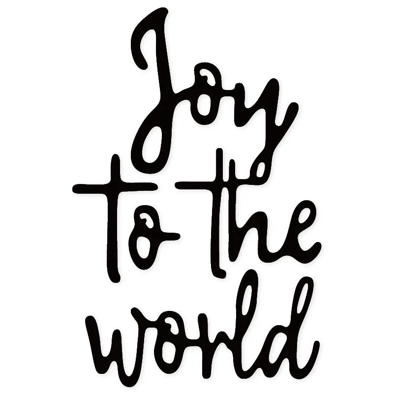 Hemere Joy to the world Merry металлические режущие штампы Скрапбукинг фото альбом тиснение бумаги декоративные ремесла высечки