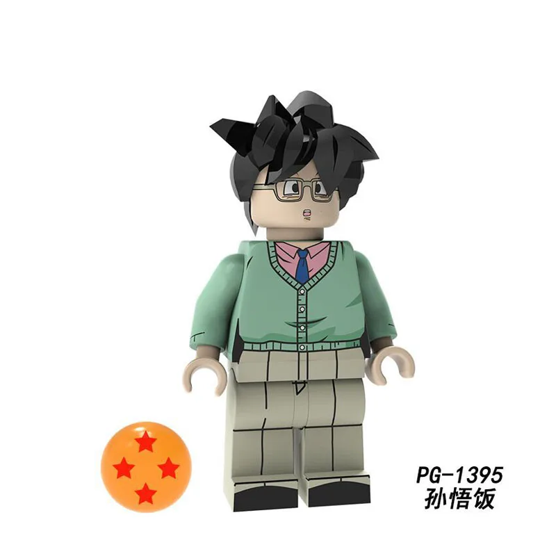 10 шт. PG8169 Dragon Ball Z Arnold Sun Wufan Latiz WuTian строительные блоки подарки игрушки для