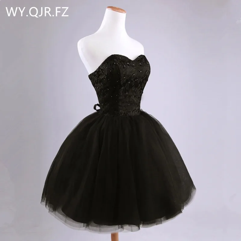 Tanio ASL-70 # suknia wieczorowa krótki czarny suknia na imprezę sklep