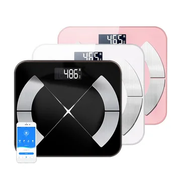 

Body Fat Scale Floor Scientific Smart Electronic LED Digital Weight Bathroom Scales Balance Bluetooth APP Health Analyzer