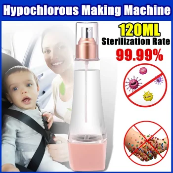 

120ml Portable Hypochlorous Acid Disinfection Water Manufacturing Generator Home Cleaning And Disinfection Sterilization Tools