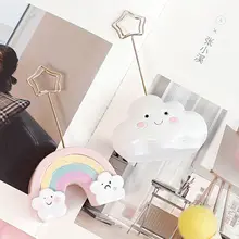 Креативные памятные карточки фото сообщение фото клип Примечание зажим стол цифры База держатель украшение стола LX9A