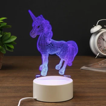 

Lamp "Unicorn" LED RGB from the network