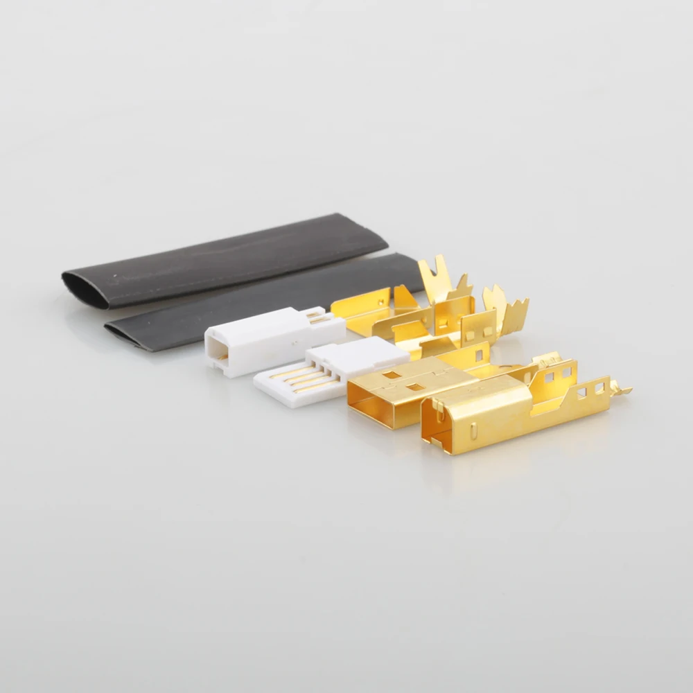 Hi End позолоченный USB разъем A + B Тип для DIY кабель сделано в Тайване|plug type|type bplug type b |