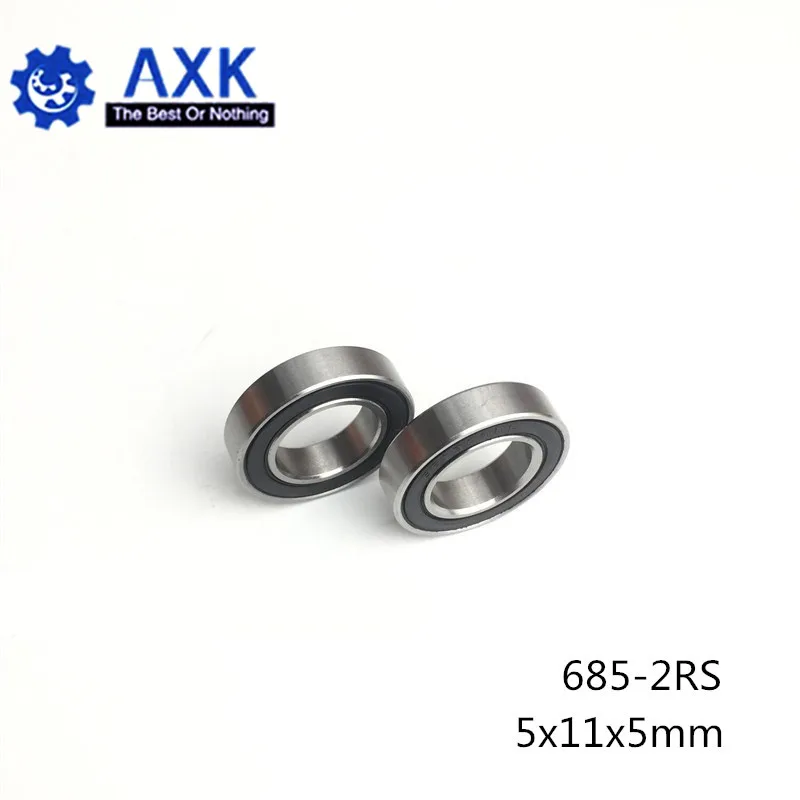 685-2RS подшипник 5x11x5 мм (10 шт) ABEC-1 Миниатюрный фланцевый 685RS шарикоподшипники L-1150VV